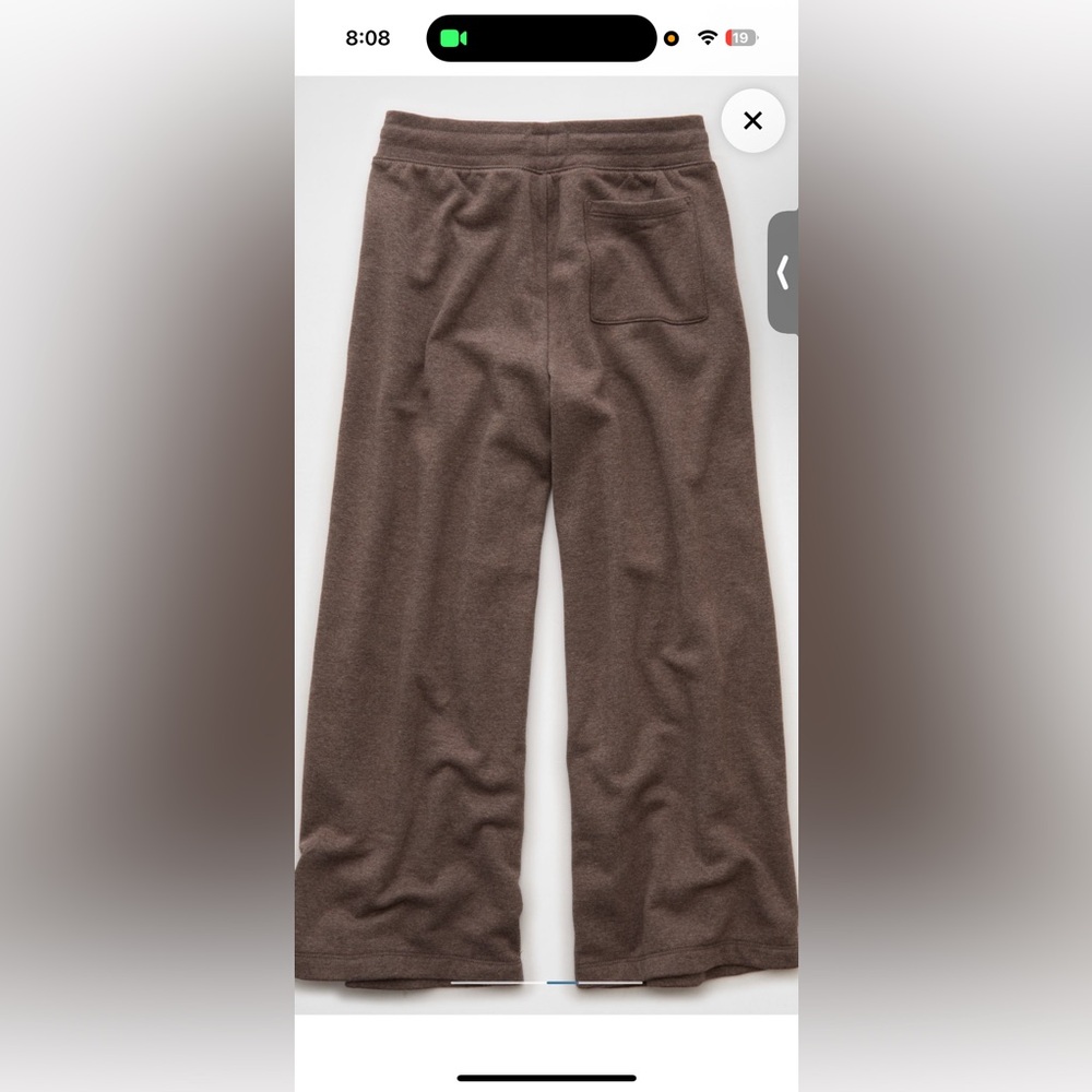 American Eagle Everyday Luxe Wide-Leg Sweatpants - Picture 6 of 9
